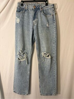 &DENIM Light Wash Distressed Jeans